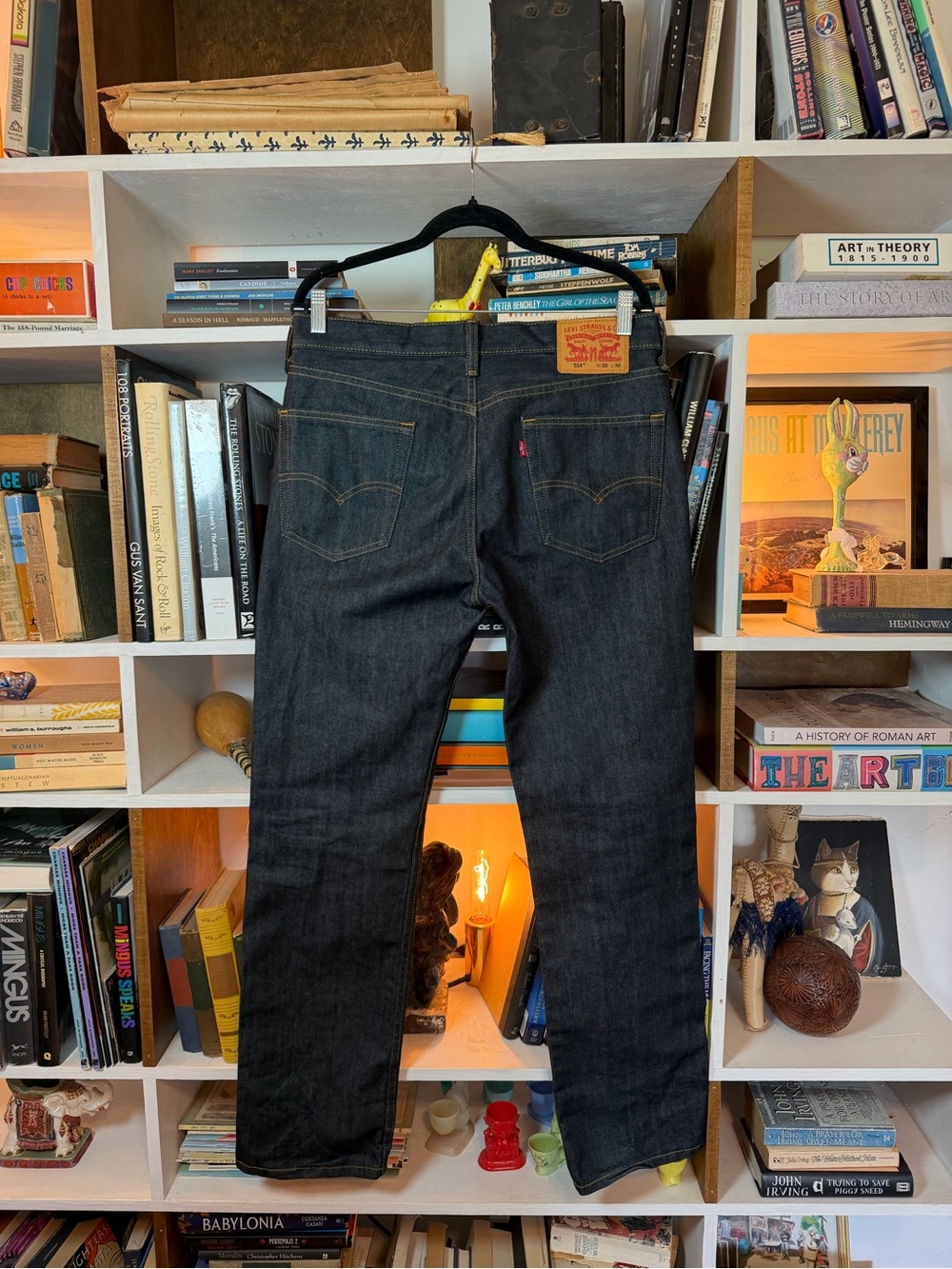 Levi's Men's Raw Black Straight Jeans